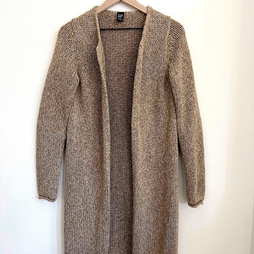 GAP Long Knit Sweater Cardigan Duster - Size Medium